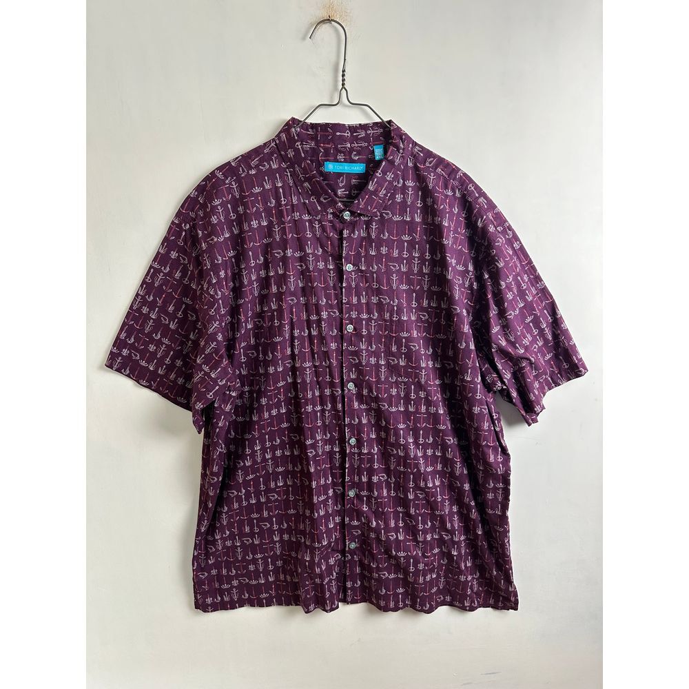 Tori Richard‎ Men's Button Down Shirt 2XL Made In Hawaii